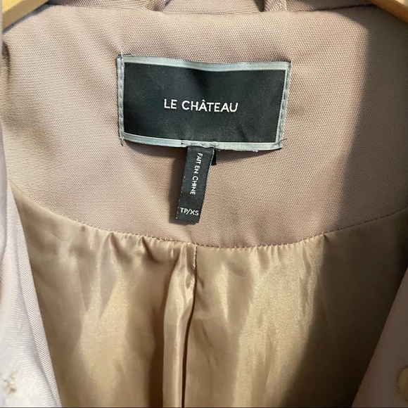 Le Chateau Nude Trench Coat- XS - Picture 4 of 6